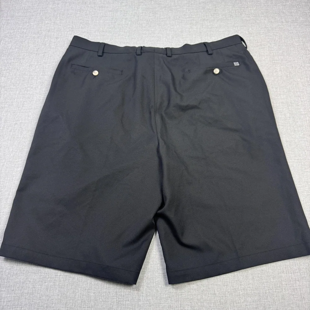 Peter Millar Surge Golf Chino Shorts Mens‎ 42L Long Black Performance 12